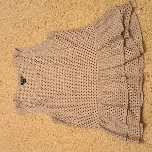 Lilac Peplum Tank Top